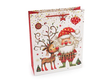 Vánoční dárková taška (Balení 4 ks, Varianta mix)