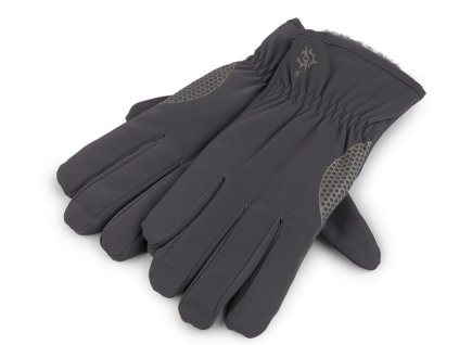 Pánské rukavice kombinace šusťák, zateplené (Balení 1 pár, Varianta 1 šedá)