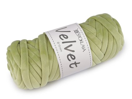 Příze Marshmallow silná Velvet Ø10 mm 500 g (Balení 1 ks, Varianta 1 (005) krémová světlá)