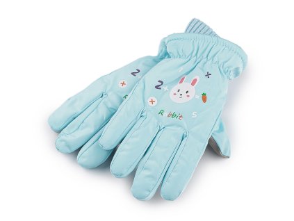 Dětské rukavice šusťákové zateplené s elastickým nápletem (Balení 1 pár, Varianta 1 fialová nejsvětlejší)