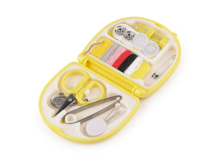 Cestovní šitíčko v plastové krabičce (Balení 1 ks, Varianta 1 žlutá)