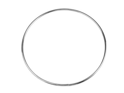 Kovový kruh / ucho na tašku Ø21,3 cm (Balení 1 ks, Varianta 1 nikl)