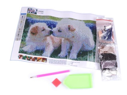 Diamantové malování 20x30 cm (Balení 1 sada, Varianta 2 viz foto Lilie)