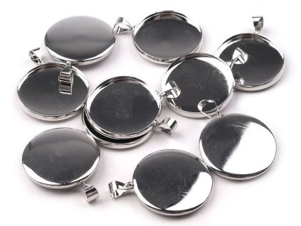 Kovové lůžko Ø20 mm hladké, polotovar (Balení 1 ks, Varianta 2 stříbrná světlá)