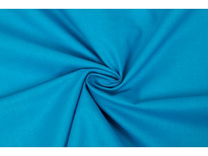 bavlnene platno tyrkysove