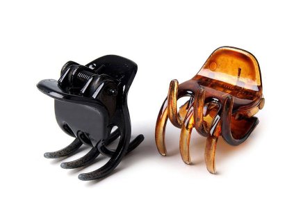 Skřipec do vlasů malý 20x20 mm (Balení 12 ks, Varianta mix)