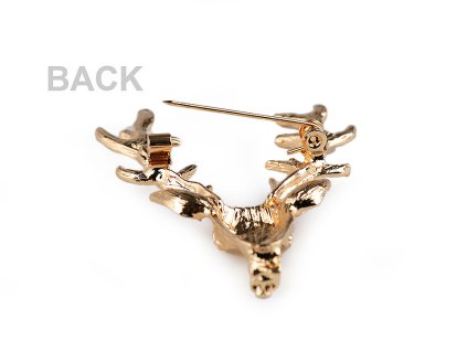 Brož jelen (Balení 1 ks, Varianta 1 platina)