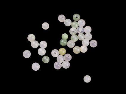 Achát, minerální korálky Ø4 mm (Balení 42 ks, Varianta achát)