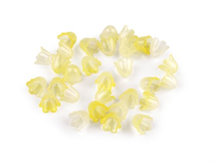 Plastové korálky zvoneček / sukýnka tónované 9x11 mm (Balení 10 g, Varianta 3 růžová malinová)