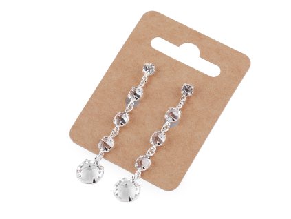 Náušnice jablonecká bižuterie (Balení 1 pár, Varianta 1 crystal)