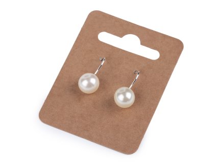 Perlové náušnice jablonecká bižuterie (Balení 1 pár, Varianta 1 perlová)