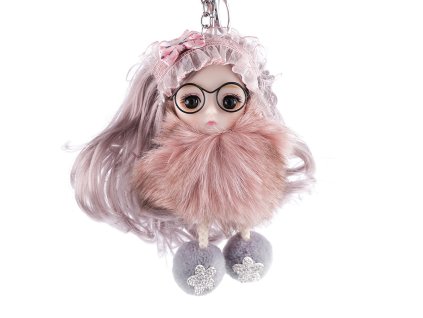 Přívěsek na batoh / klíče (Balení 1 ks, Varianta 2 šedá nejsvětlější)