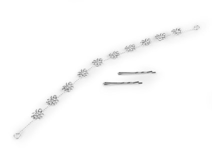 Štrasová ozdoba / čelenka do vlasů (Balení 1 ks, Varianta 1 crystal motýl)