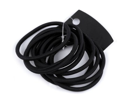 Gumičky do vlasů (Balení 1 svaz., Varianta černá)