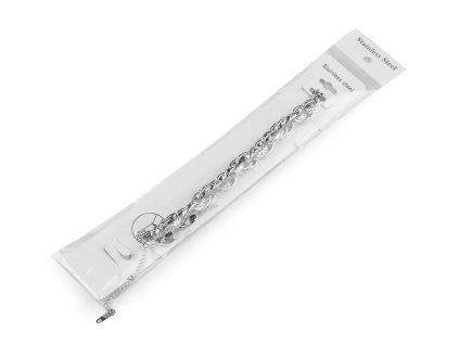 Náramek z nerezové oceli robustní řetízek (Balení 1 ks, Varianta 2 zlatá)