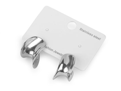 Náušnice z nerezové oceli (Balení 1 pár, Varianta 2 zlatá)