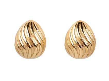 Náušnice z nerezové oceli (Balení 1 pár, Varianta 1 stříbrná)