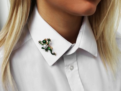 Brož žába, chameleon (Balení 1 ks, Varianta 3 zelená žába)