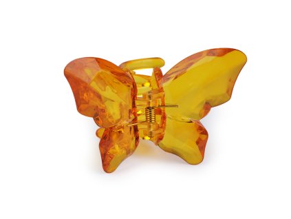 Skřipec do vlasů motýl (Balení 1 ks, Varianta 1 oranžová)