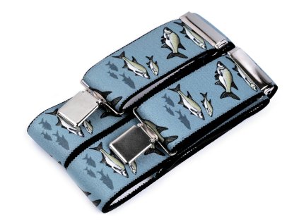 Šle rybářské šíře 4 cm délka 120 cm (Balení 1 ks, Varianta 1 modrošedá sv.)