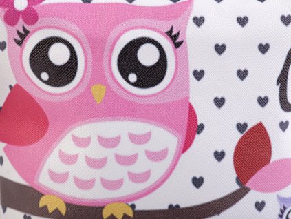 Dětská taška sovy 17x17 cm (Balení 3 ks, Varianta 3 modrá azurová)