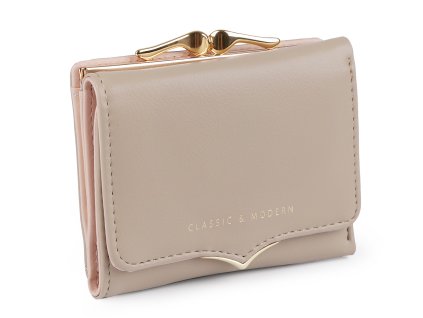 Dámská peněženka 9x11 cm (Balení 1 ks, Varianta 2 pudrová)