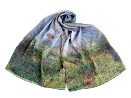 Šátek / šála 80x180 cm (Balení 1 ks, Varianta 18 zelená)