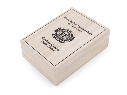 Pánský kapesník / dárková kazeta (Balení 1 krab., Varianta Mix2 mix náhodných barev a vzorů)