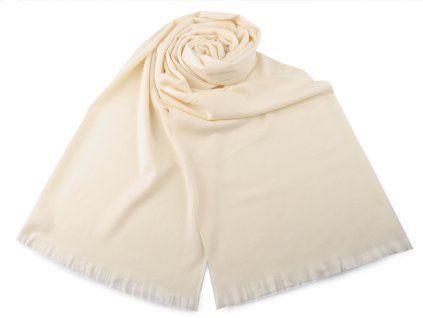 Šála / pléd 70x205 cm (Balení 1 ks, Varianta 1 (70x185 cm) krémová světlá)