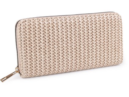 Dámská peněženka 9,5x19 cm (Balení 1 ks, Varianta 1 přírodní sv.)