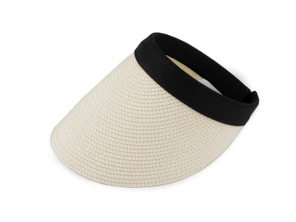 Dámský letní kšilt pružný (Balení 1 ks, Varianta 1 přírodní sv.)