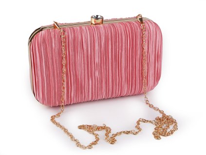 Kabelka - psaníčko řasená (Balení 1 ks, Varianta 1 růžová střední)