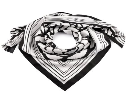 Saténový šátek 90x90 cm (Balení 1 ks, Varianta 1 bílá)