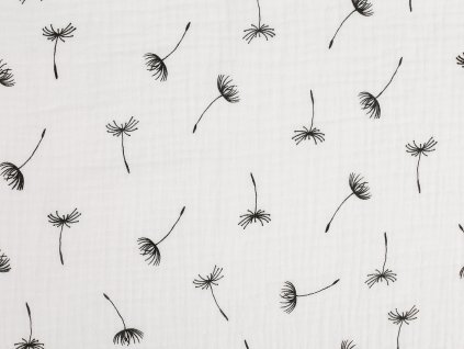 Mušelín / dvojitá gázovina chmýří (Balení 1 m, Varianta Off White)