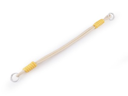 Univerzální šňůrka / přívěsek / klíčenka s karabinami (Balení 1 ks, Varianta 1 krémová světlá)