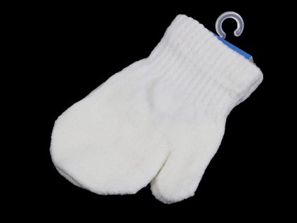 Dětské pletené rukavice palčáky (Balení 1 pár, Varianta 1 krémová nejsvět.)