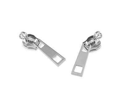 Jezdec ke spirálovým zipům No 7 na zámek (Balení 2 ks, Varianta nikl)