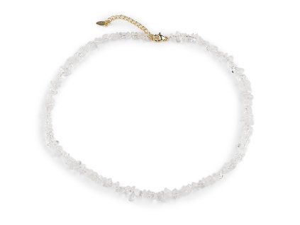 Náhrdelník ze zlomků minerálů (Balení 1 ks, Varianta 1 křišťál)