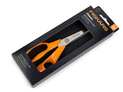 Krejčovské nůžky Fiskars délka 21 cm (Balení 1 ks, Varianta oranžová)