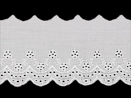 Madeira - štykování šíře 85 mm (Balení 13.5 m, Varianta bílá)