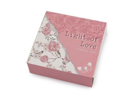 Washi ozdobná lepicí páska vintage sada (Balení 1 sada, Varianta 1 mix růže)