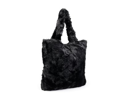 Kožešinová kabelka 36x37 cm (Balení 1 ks, Varianta 1 béžová světlá)