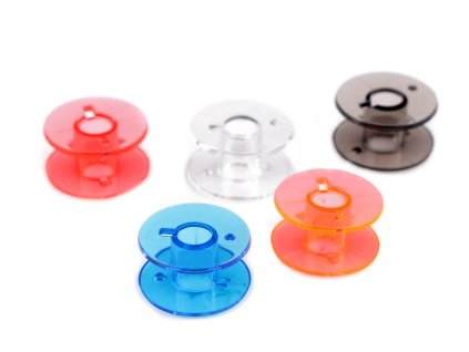 Box s cívkami k domácím šicím strojům (Balení 1 krab., Varianta 2 mix barev)