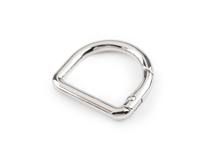 Karabina polokroužek průvlek 22 mm (Balení 1 ks, Varianta 1 nikl)