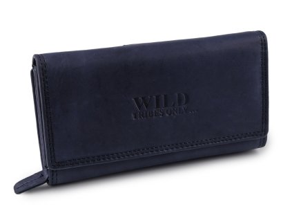 Dámská kožená peněženka 9,5x17 cm (Balení 1 ks, Varianta 3 černá oranžová)