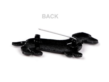 Brož jezevčík (Balení 1 ks, Varianta 1 hořčicová)