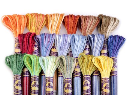 Vyšívací příze DMC Mouliné Color Variations (Balení 1 ks, Varianta 4215 Bleached Denim)