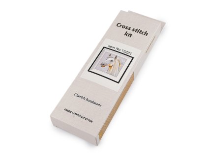 Sada na vyšívání s předtištěným motivem (Balení 1 ks, Varianta 1 viz foto kůň)