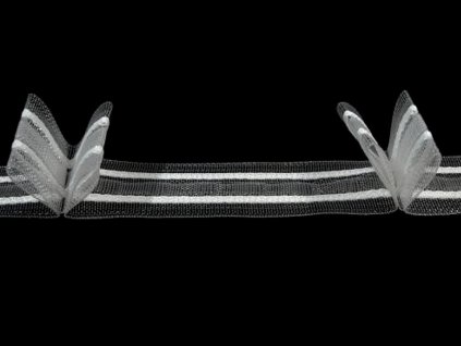 Záclonová  2 skladová - různé šíře (Šíře 25 mm, Varianta Transparent)