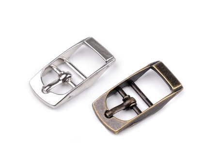Kovová spona / opasková přezka, průvlek 12 mm (Balení 4 ks, Varianta 1 nikl)
